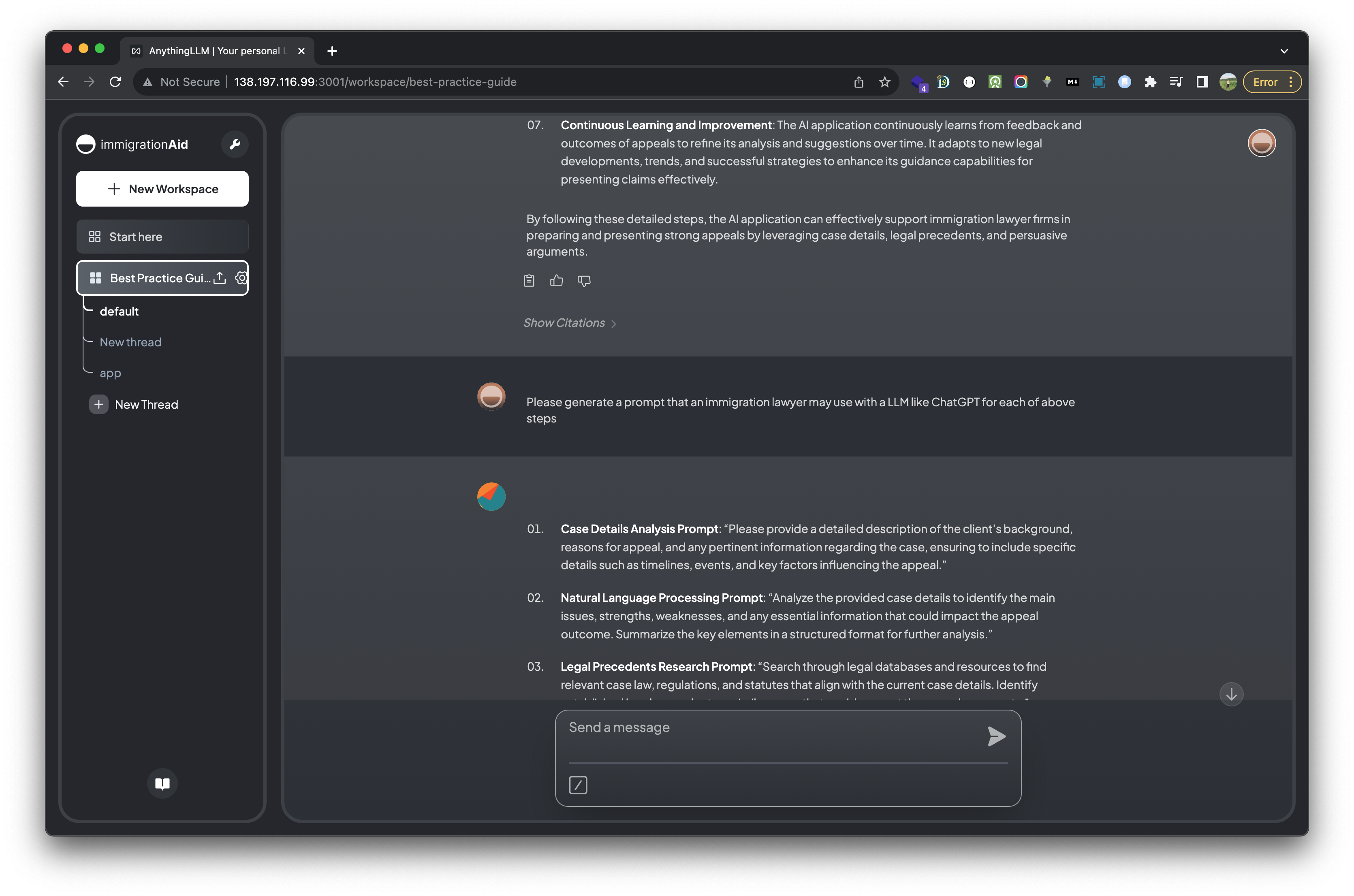 Image 01: Explore the robust features that make ImmigrationAid an indispensable tool for immigration lawyers.